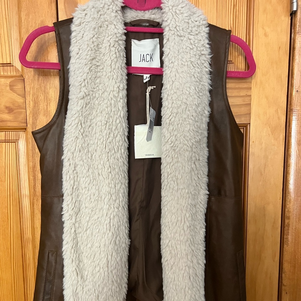 JACK leather vest
